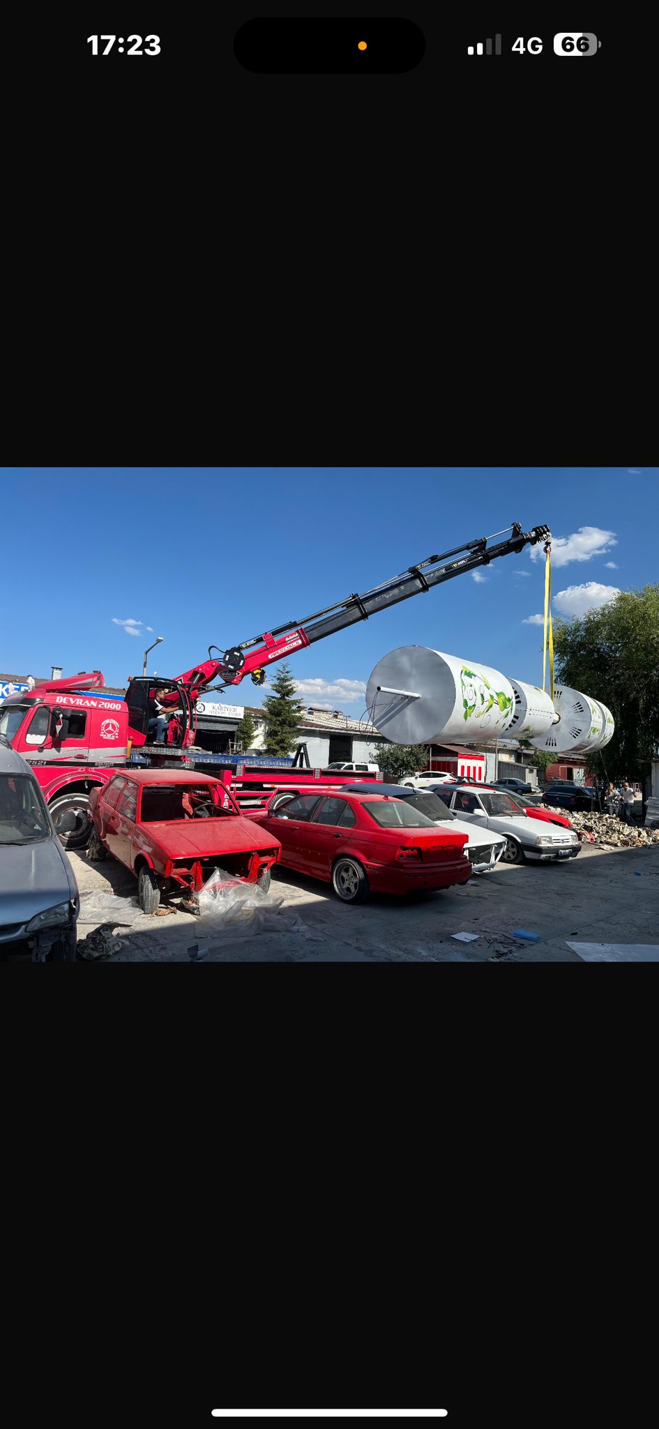 Ankara 35 tonluk vinç Projesi - Sağlamlar Vinç Hizmetleri